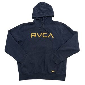 RVCA Logo Hoodie Blue Sweatshirt Size M (Retail $60)